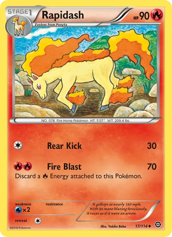 Rapidash - Non-holo