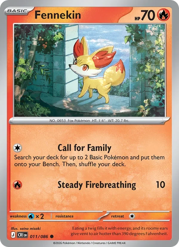 Fennekin - Non-holo