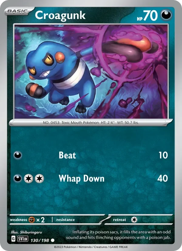 Croagunk - Non-holo