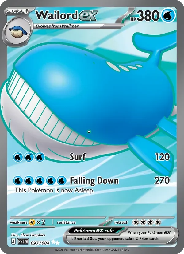Wailord ex - Full Art
