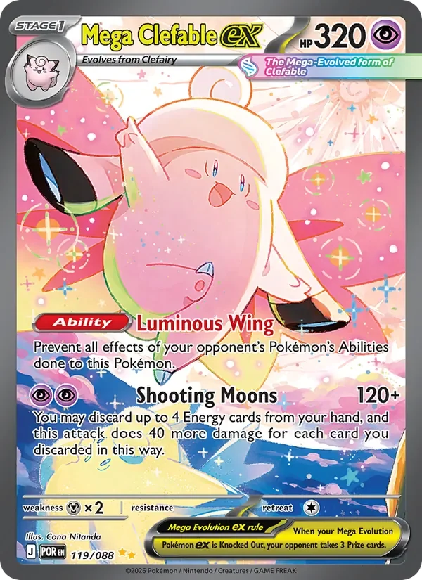 Mega Clefable ex - Full Art