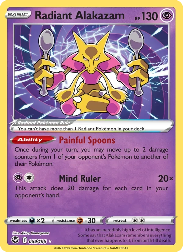Radiant Alakazam - Holo