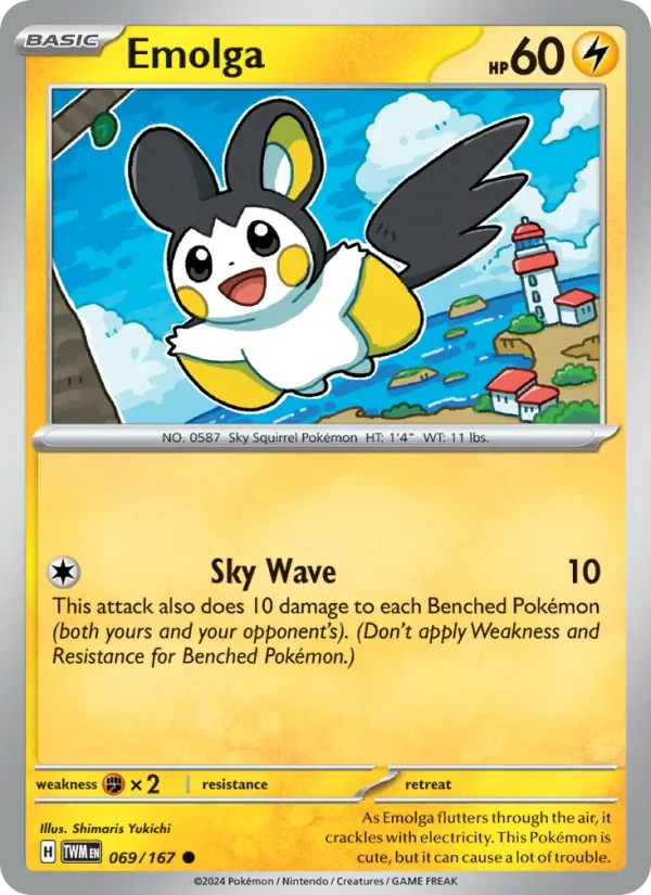 Emolga - Non-holo