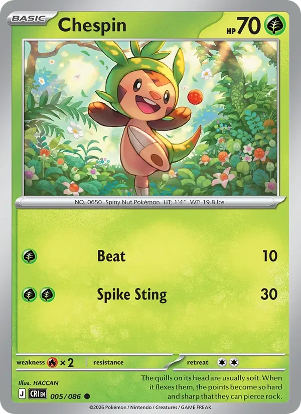 Chespin - Non-holo