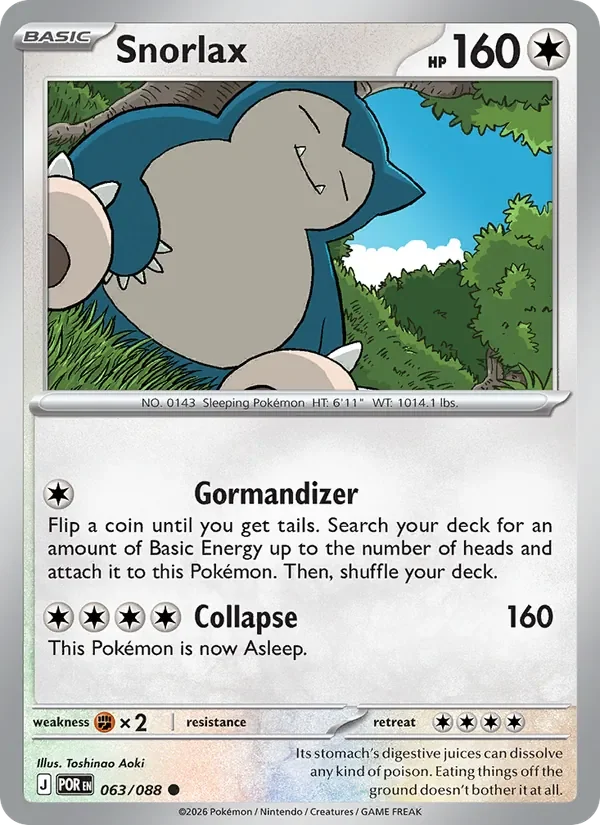 Snorlax - Non-holo
