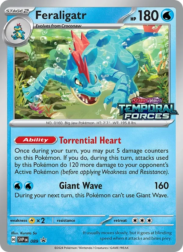 Feraligatr - Holo - Set Logo