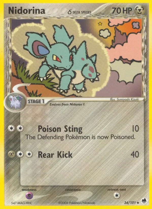 Nidorina δ - Non-holo