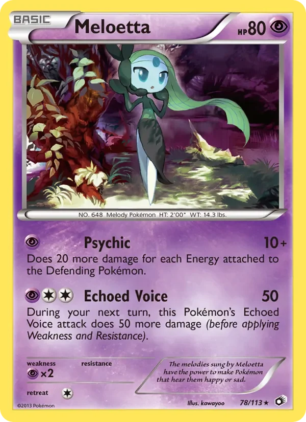 Meloetta - Non-holo
