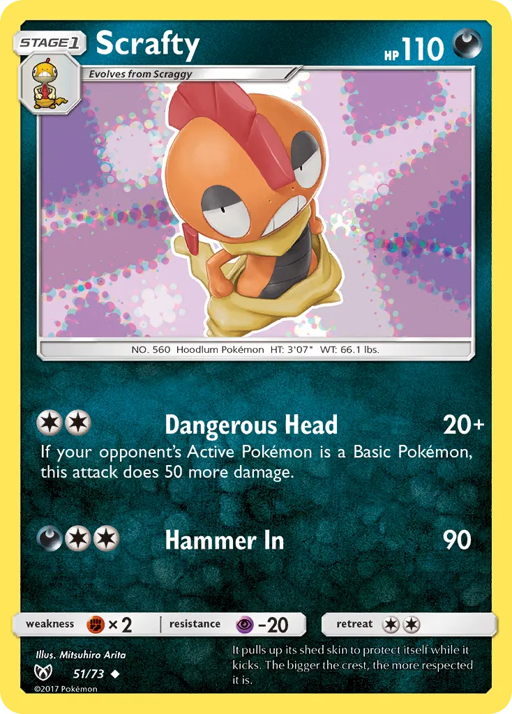Scrafty - Non-holo