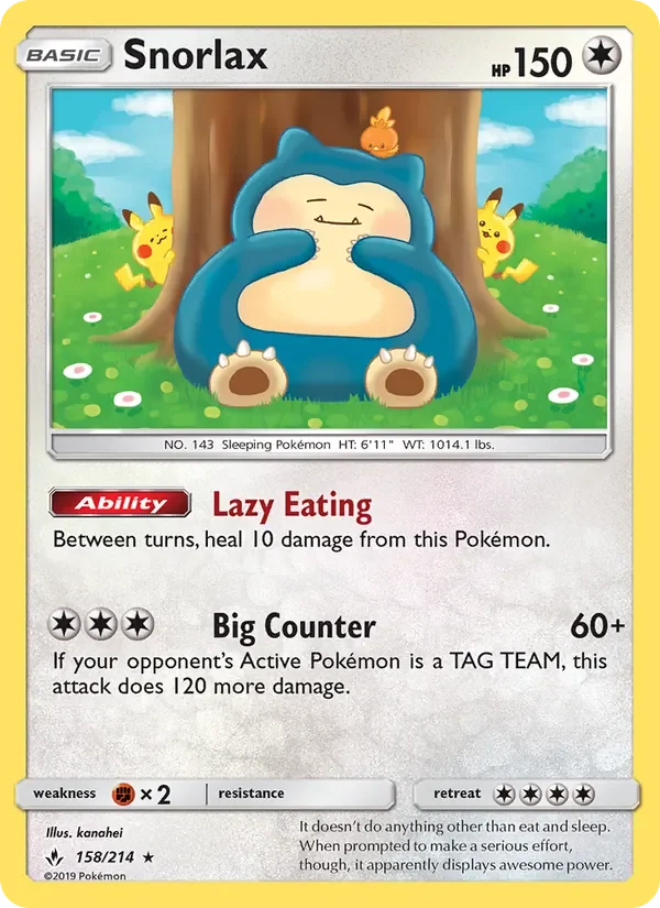 Snorlax - Non-holo