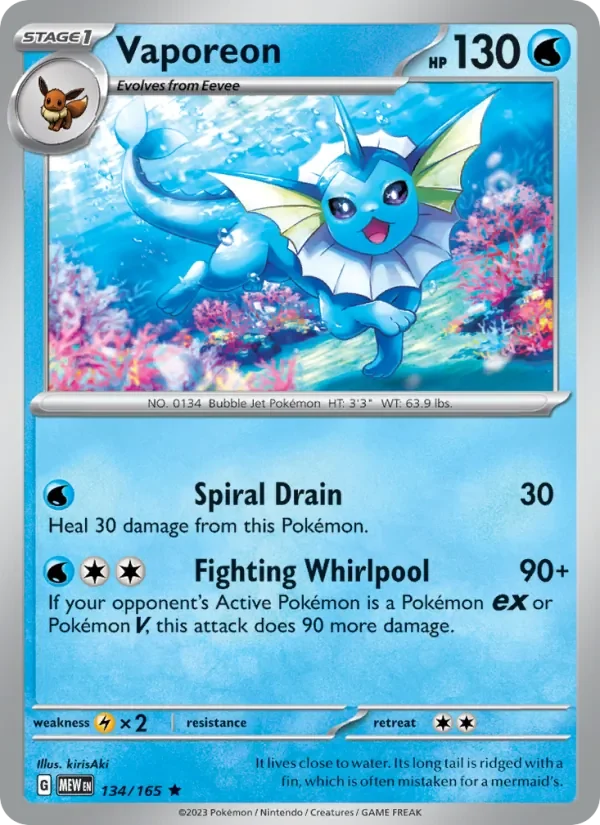 Vaporeon - Holo