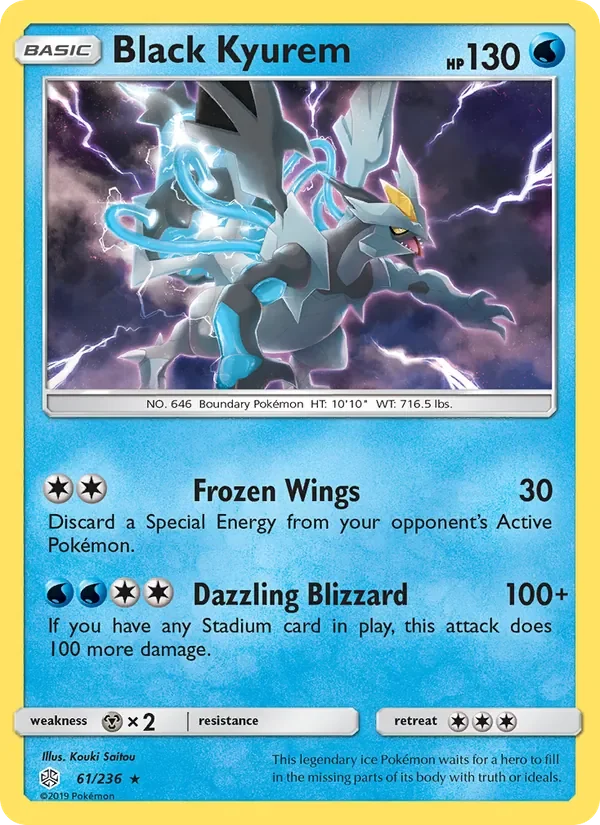 Black Kyurem - Non-holo