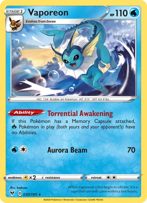 Vaporeon - Non-holo