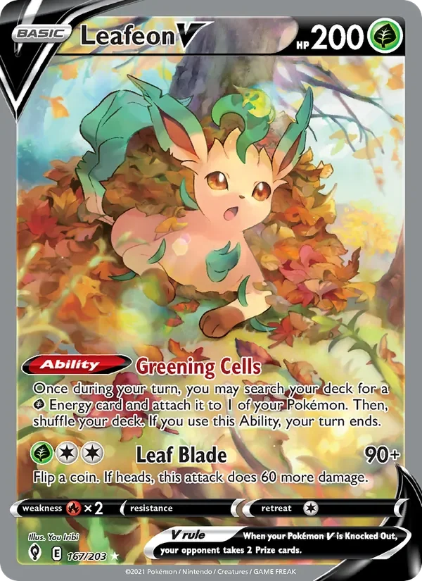Leafeon V - Holo