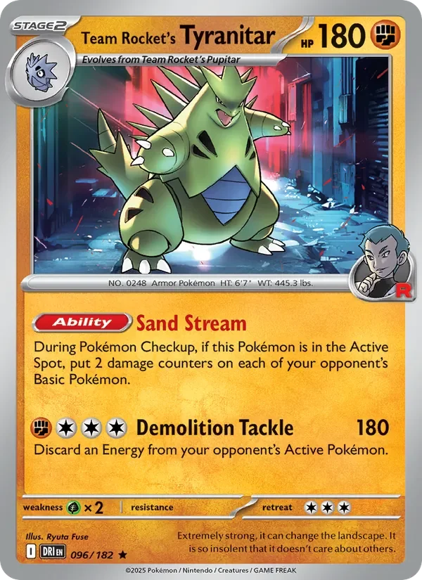 Team Rocket's Tyranitar - Non-holo