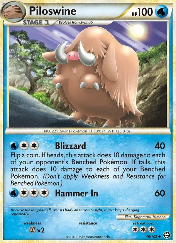 Piloswine - Non-holo