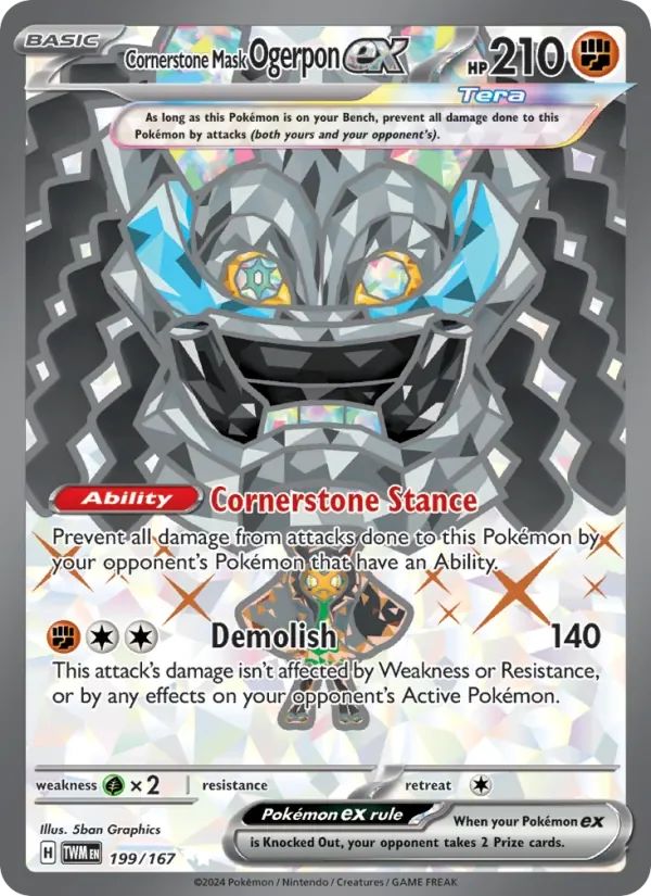 Cornerstone Mask Ogerpon ex - Full Art
