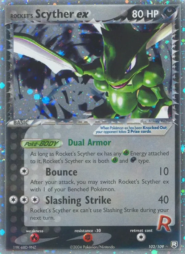 Rocket's Scyther ex - Holo