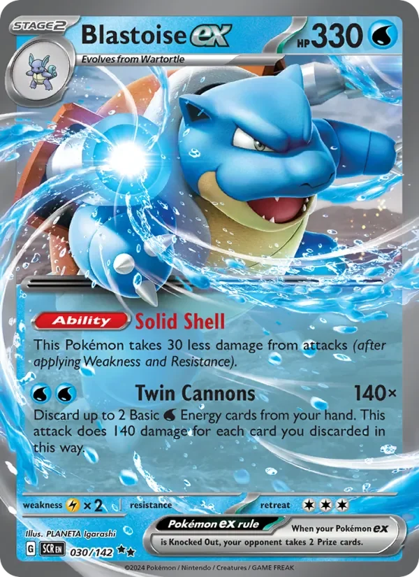 Blastoise ex - Holo