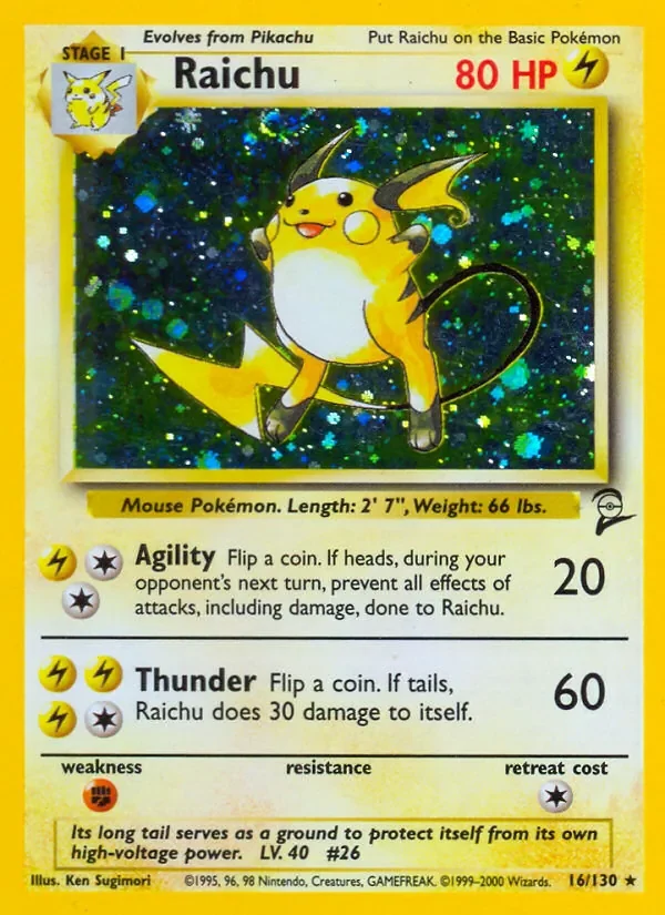 Raichu - Holo