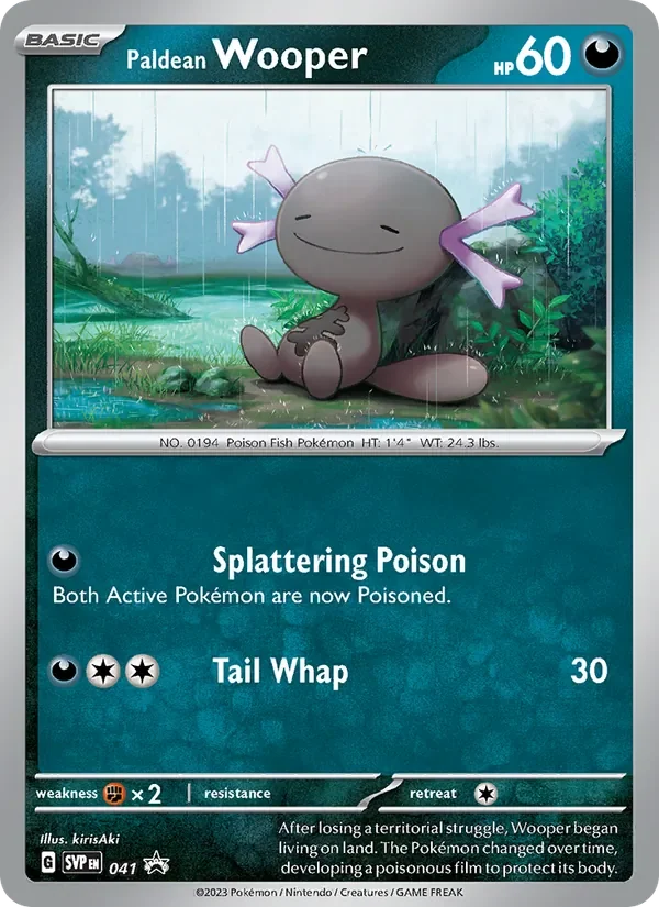 Paldean Wooper - Holo - Cosmos