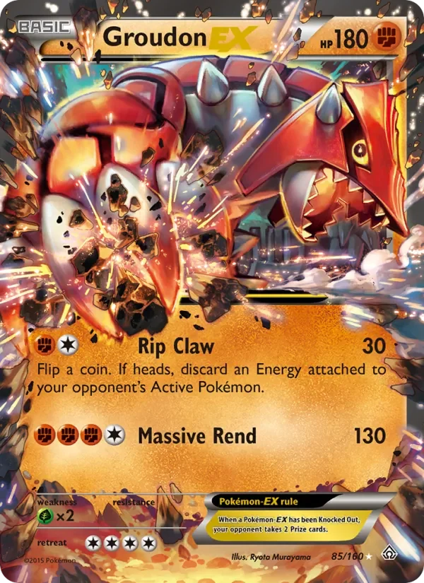 Groudon EX - Non-holo