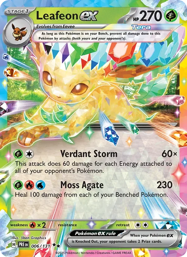 Leafeon ex - Holo