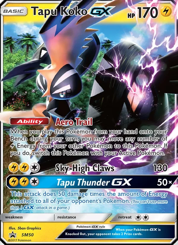 Tapu Koko GX - Holo