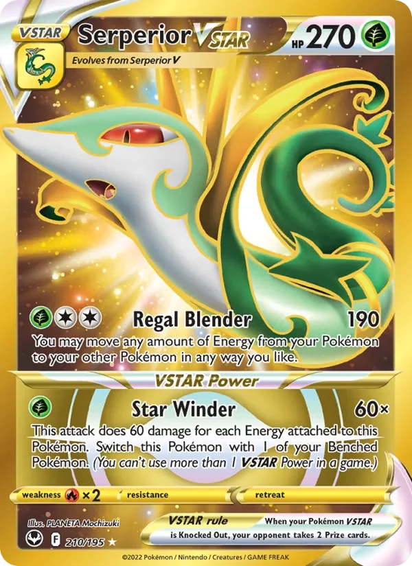 Serperior VSTAR - Holo - Gold