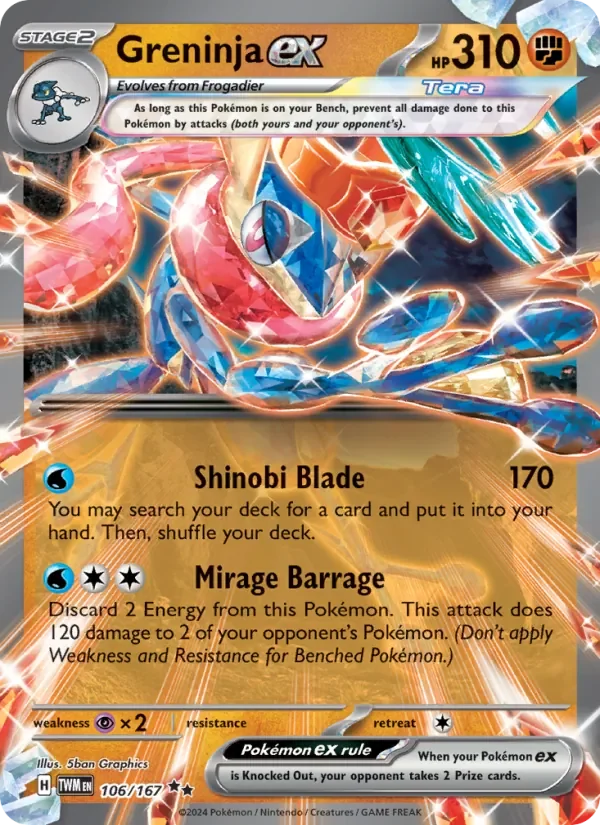 Greninja ex - Holo