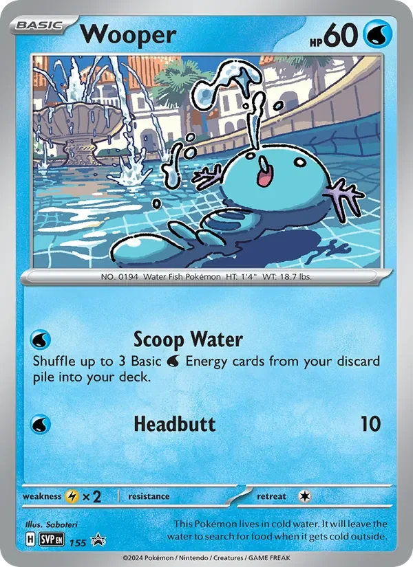 Wooper - Holo - Cosmos