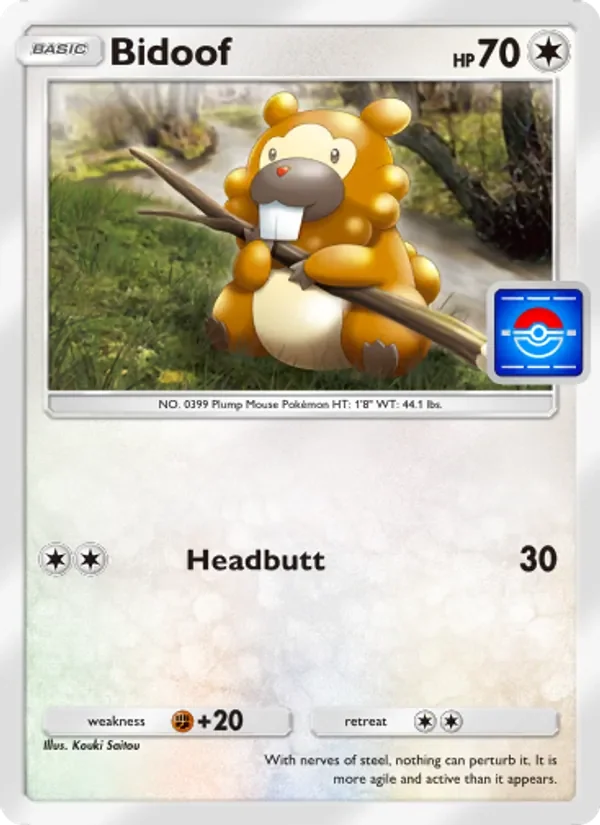 Bidoof - Non-holo