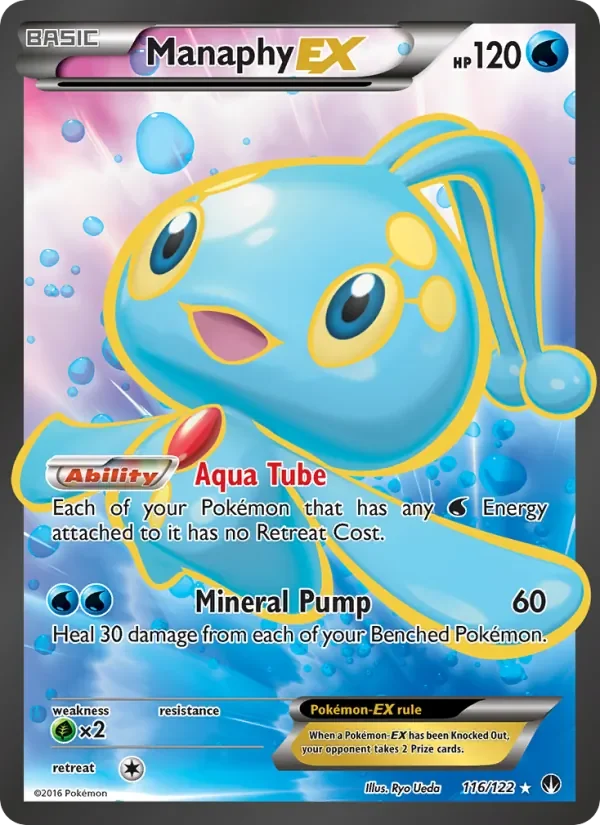 Manaphy EX - Non-holo