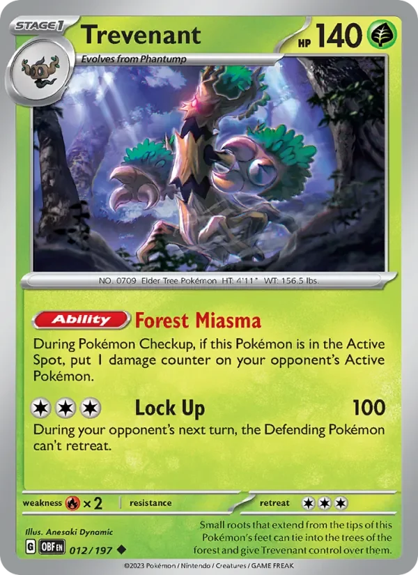 Trevenant - Non-holo