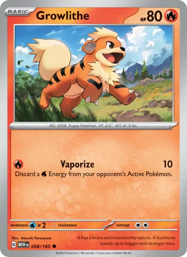 Growlithe - Non-holo