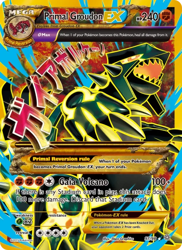 Primal Groudon EX - Non-holo