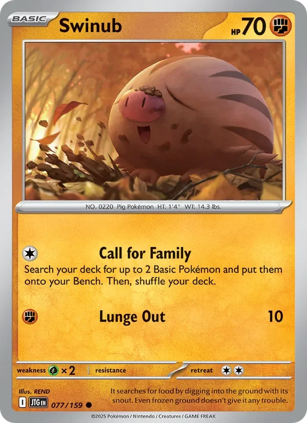 Swinub - Non-holo
