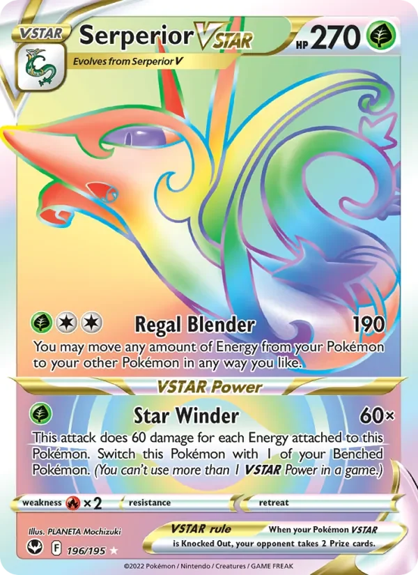 Serperior VSTAR - Holo - Rainbow