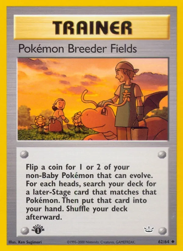Pokémon Breeder Fields - Non-holo