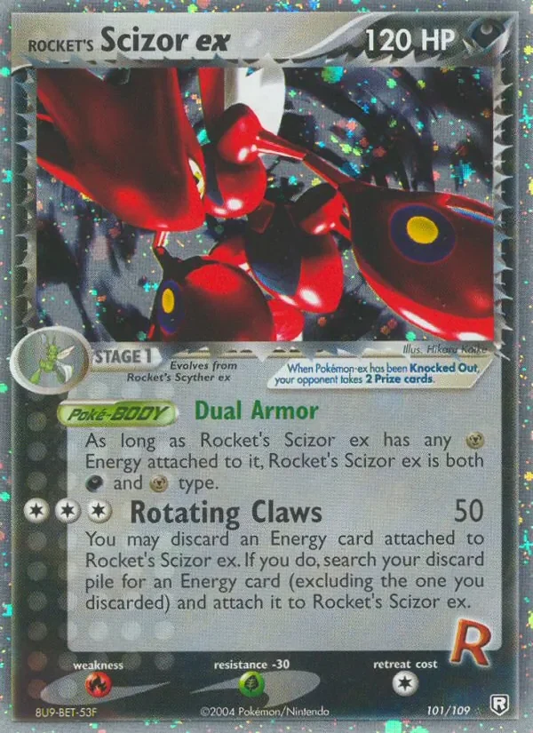 Rocket's Scizor ex - Holo