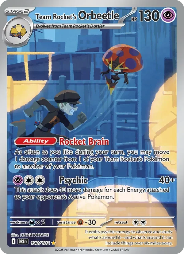Team Rocket's Orbeetle - Full Art