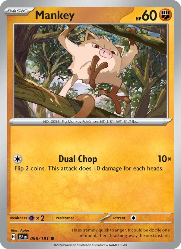 Mankey - Non-holo