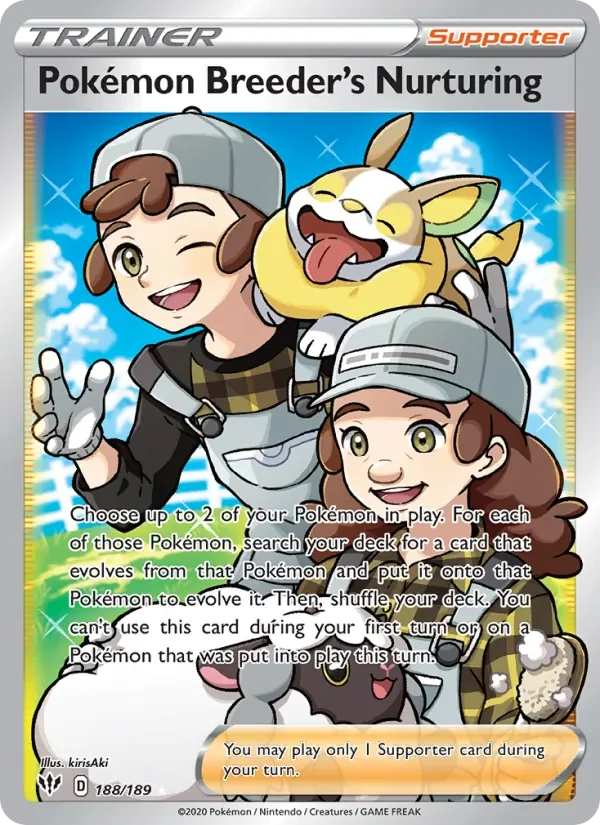 Pokémon Breeder's Nurturing - Holo