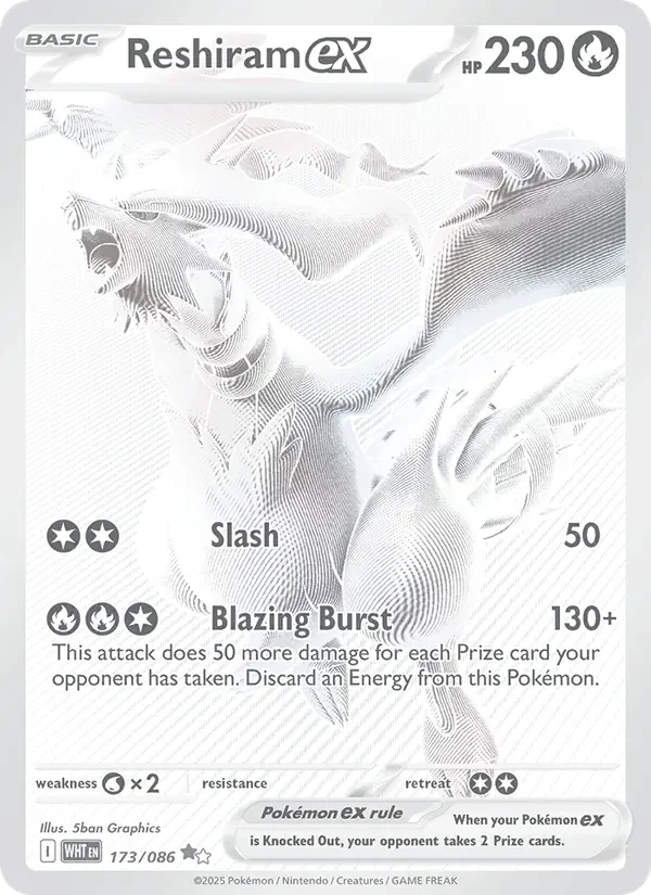 Reshiram ex - Holo