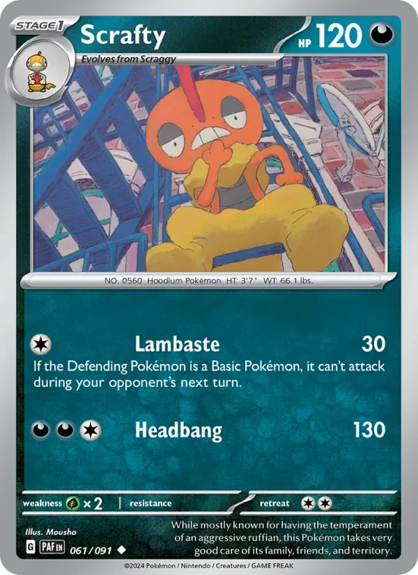 Scrafty - Non-holo
