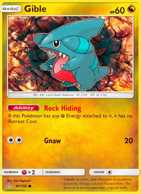 Gible - Non-holo