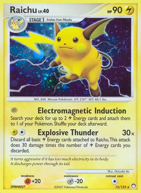 Raichu - Holo