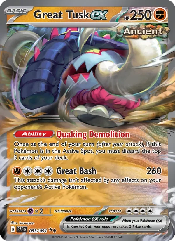 Great Tusk ex - Holo