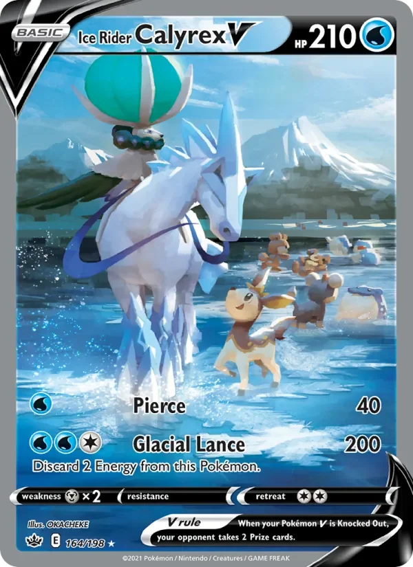 Ice Rider Calyrex V - Holo