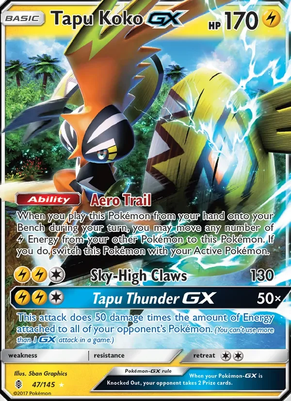 Tapu Koko GX - Non-holo